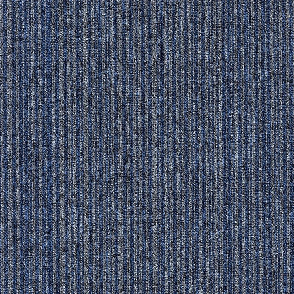 Tapibel, Kobercový štvorec Coral Lines 60360-50 modro-šedý 50 x 50 cm, chodba / predsieň