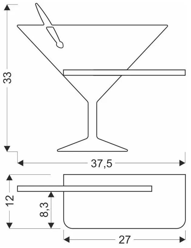 Čierne LED nástenné svietidlo Piccolo – Candellux Lighting