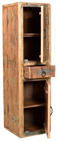 furniture-nabytek.cz - Masívna kúpeľňová zostava Calcutta z recyklovaného dreva, lakovaná, viacfarebná
