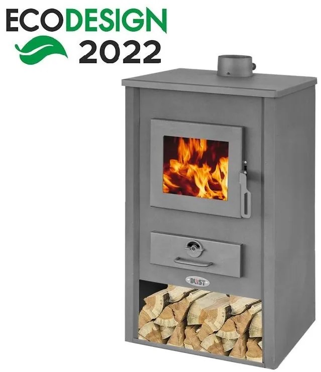 Oceľové kachle Blist PADOVA E s Vodným Plášťom 4,7 kW/14,7 kW