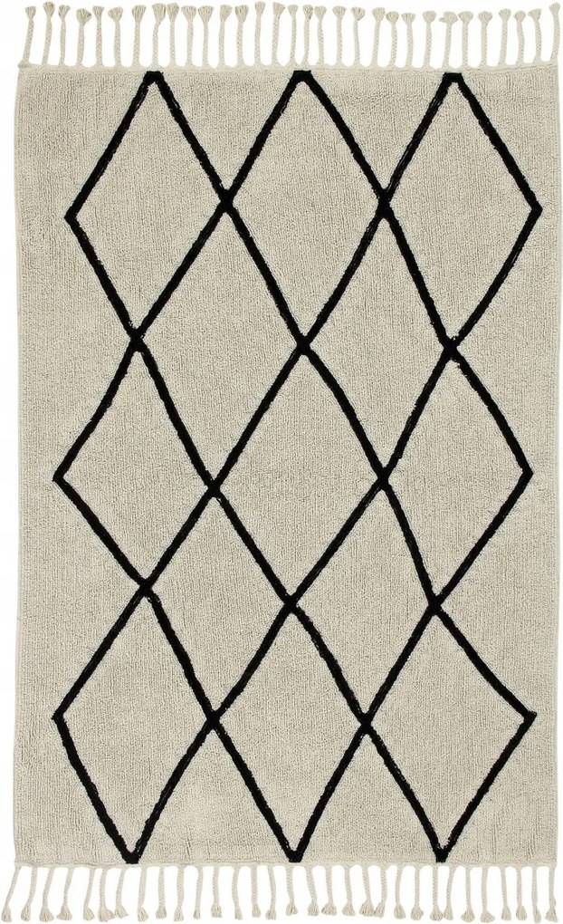 140x200 Ručne tkaný kusový koberec Bereber Beige