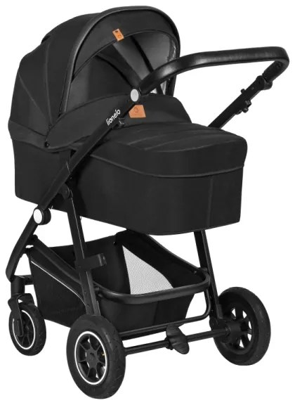 Lionelo - Kombinovaný kočík 3 v 1 BIANKA Čierny Onyx