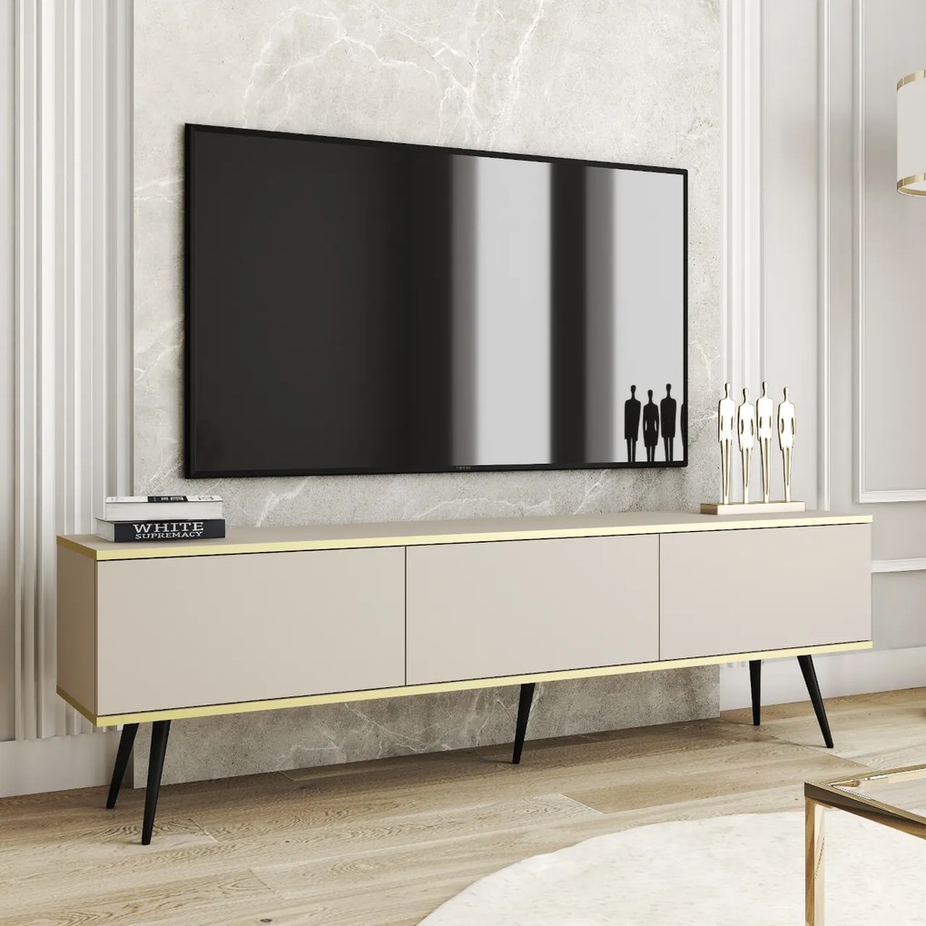 Nohy k TV stolku ORO 175 cm 5 ks černé
