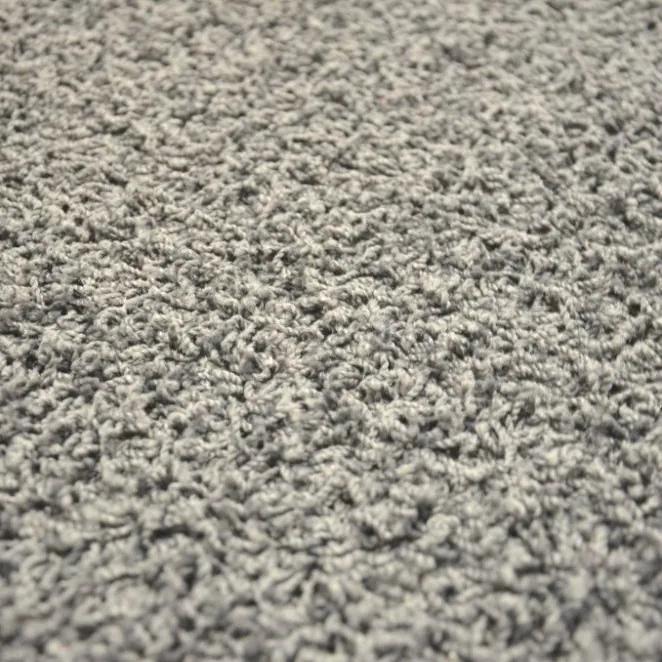 Vopi koberce Kusový šedý koberec Color Shaggy čtverec - 400x400 cm