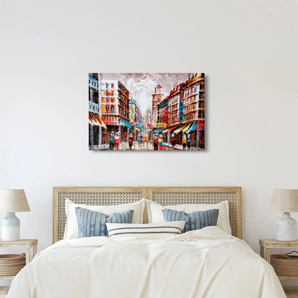 Obrázok - Hong Kong, olejomaľba (90x60 cm)