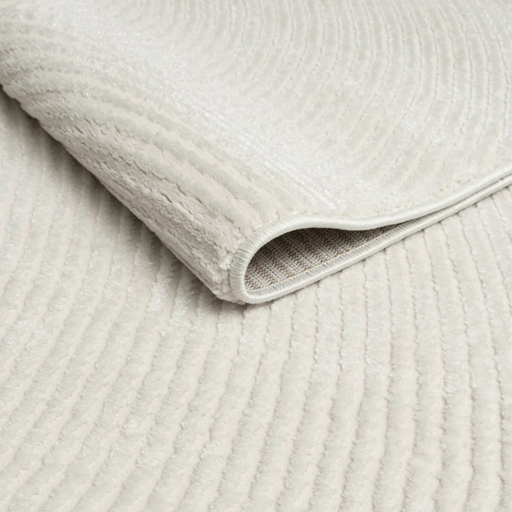 Angel Carpet, Kusový koberec Zafiro 25 Cream, 60x110, biela, kancelária