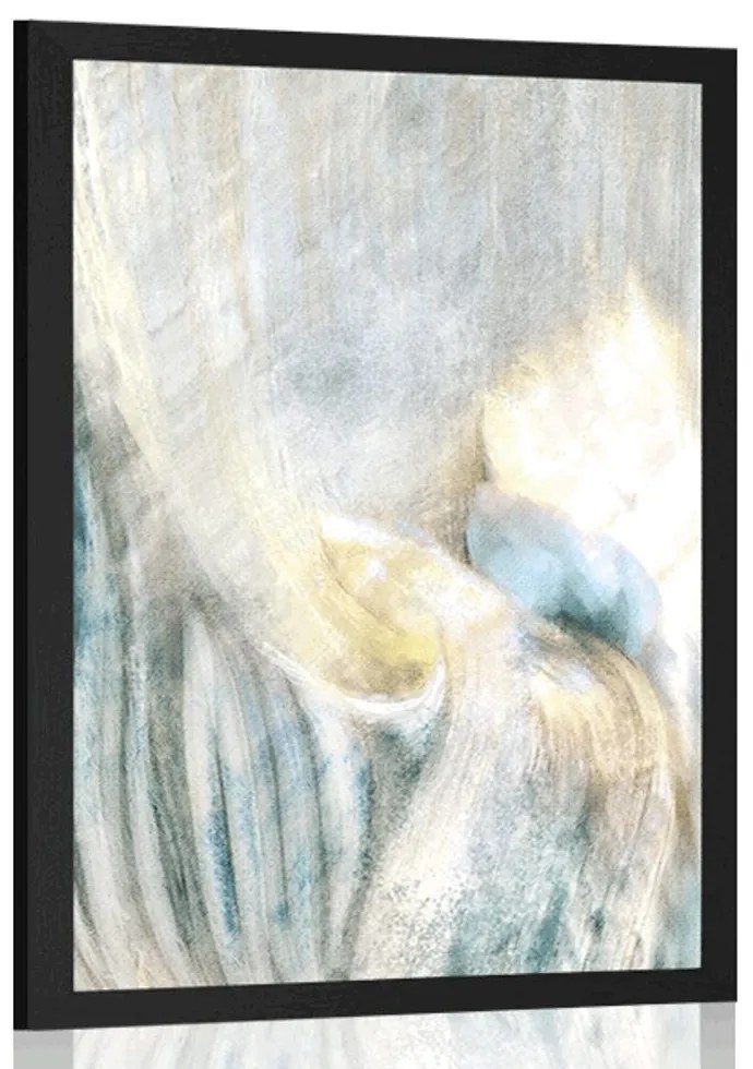 Plagát abstraktný vietor - 30x45 black