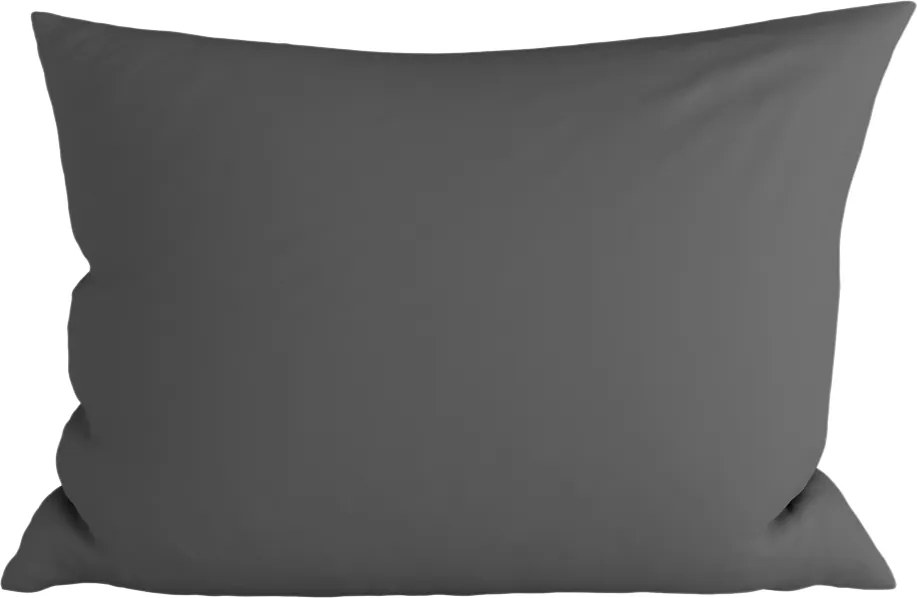 Obliečka na vankúš LUX 70x90 cm tmavo sivá, hotelové vrecko