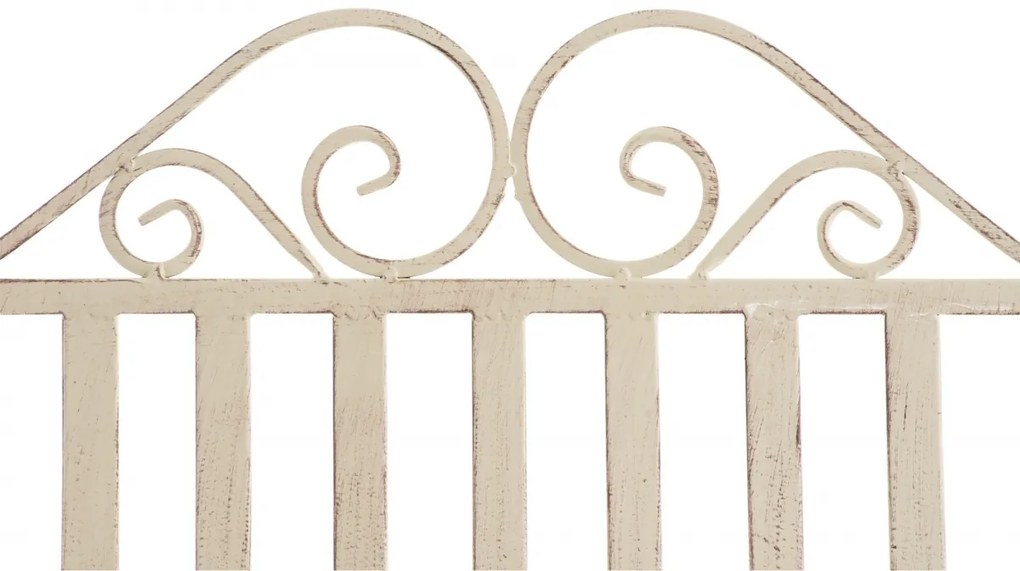 Kovové hojdacie kreslo Smile - Krémová antik