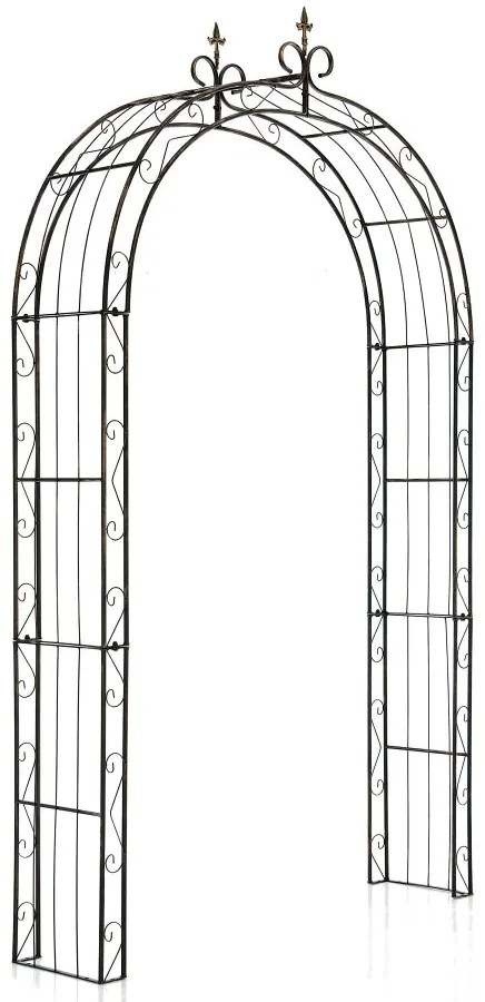 Oblúk na ruže Shines - Bronzová