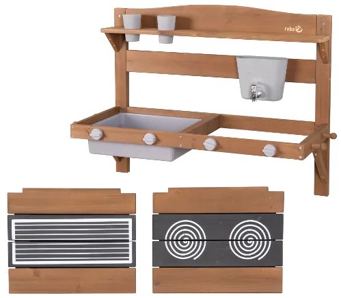 roba Kuchynka na zavesenie (85 x 35 x 65 cm, tík)  (100393152)