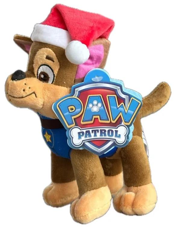 Vánoční Plyšák Chase a Marshall Tlapková Patrola | Paw Patrol 26 cm Chase