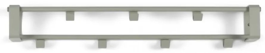 Sivozelený kovový nástenný vešiak 60 cm Rex – Spinder Design