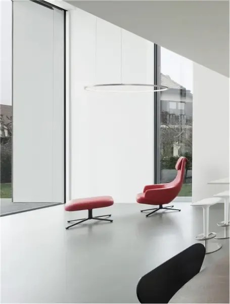 LED luster Tarquin 100 Strieborná