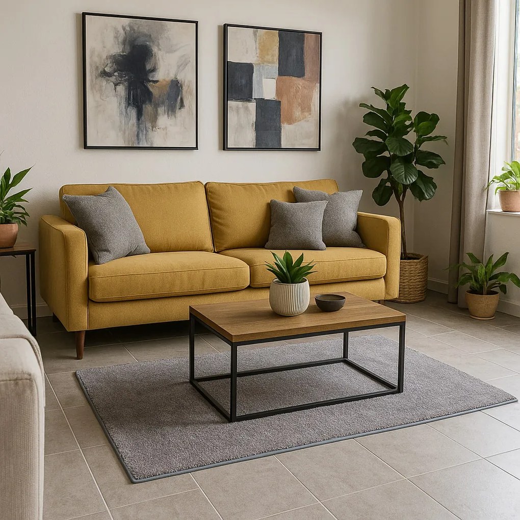 Kusový koberec Velur Ultra strieborný, 80x200, šedá, obývacia izba, AladinWorld Expres