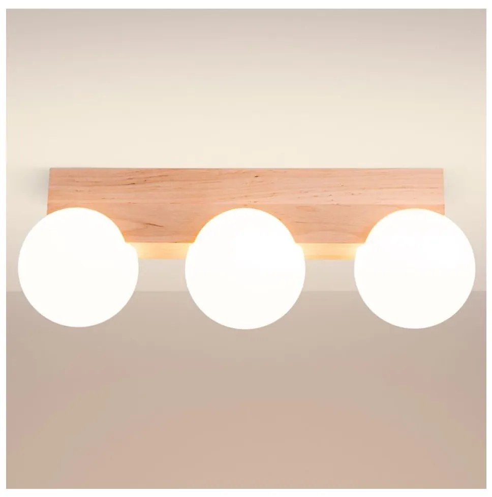 Sollux SL.1684 - Stropné svietidlo BULBO 3xG9/8W/230V buk/biela