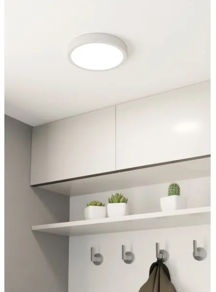 Eglo 900654 - LED kúpeľňové stropné svietidlo FUEVA LED/17W/230V biela IP44