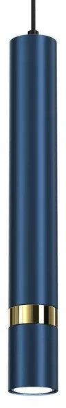 Závesný luster na lanku JOKER 1xGU10/25W/230V modrá/zlatá