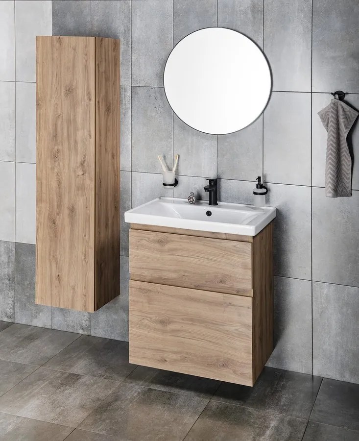 Aqualine Aqualine, ALTAIR umývadlová skrinka 52x72,5x45cm, dub emporio, AI355
