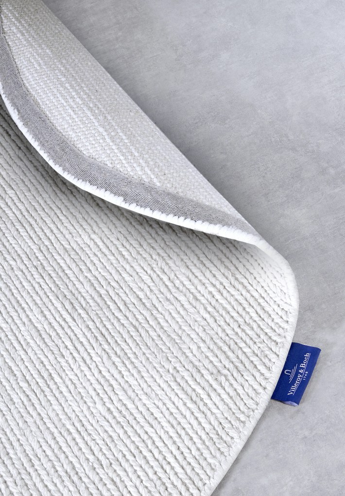 Villeroy & Boch Kusový koberec 106048 White ovál, 160x230 ovál, biela, obývacia izba