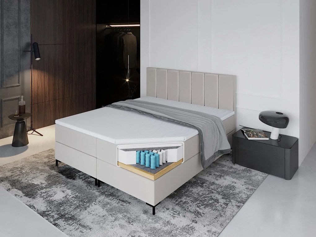 IVETTE 2 MANŽELSKÁ POSTEĽ 160X200 + 2 x MATRAC + TOPPER