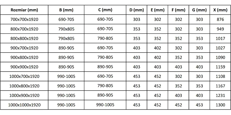 Mexen Lima Duo sprchovací kút 80 x 80 cm, 6mm sklo, číre sklo / chrómový profil, 856-080-080-02-00