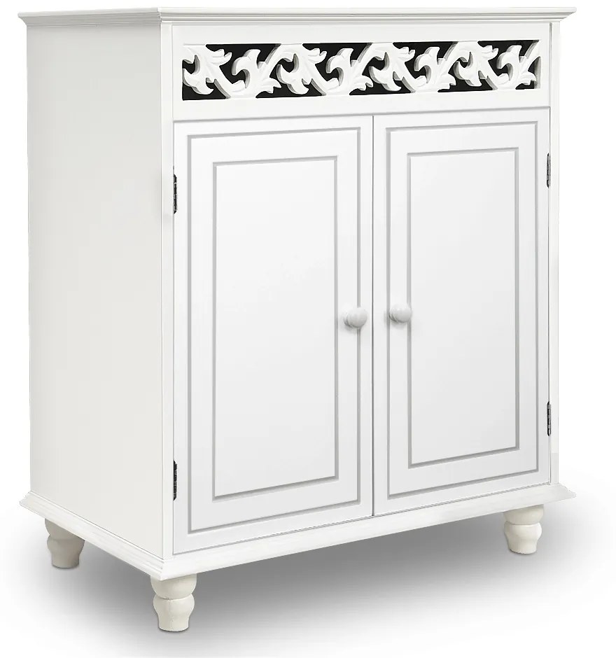 Casaria Komoda JERSEY, 76 x 65 x 35 cm, biela