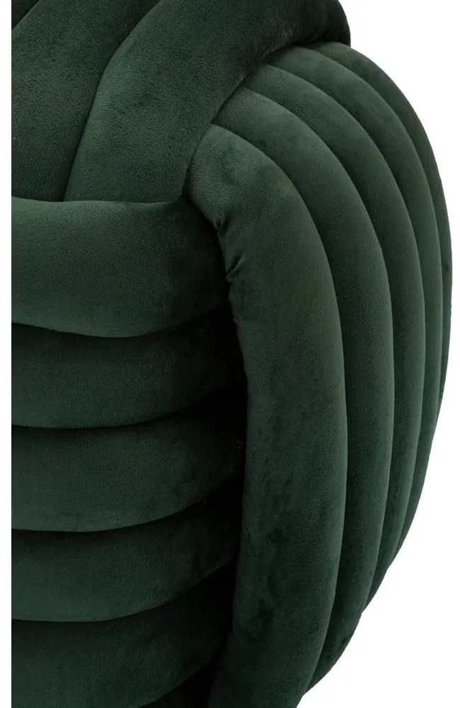 Zelený zamatový taburet Softy – Mauro Ferretti