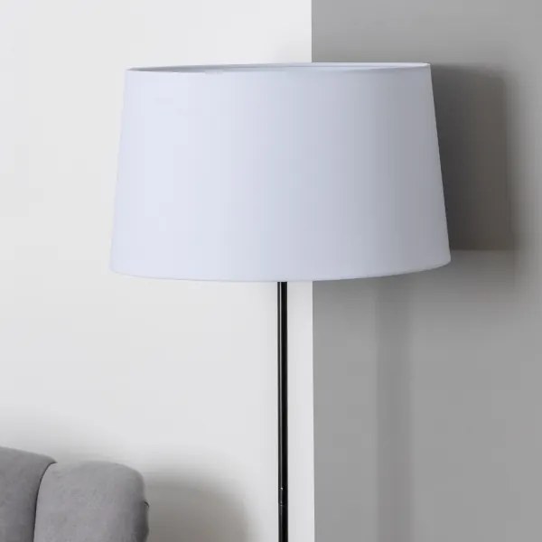 Brilagi - LED stojacia lampa CERIA 1xE27/40W/230V pr. 45 cm biela/čierna