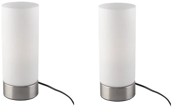 Livarno home Stolná LED lampa s dotykovou funkciou (valcový tvar), 2 kusy (800011131)