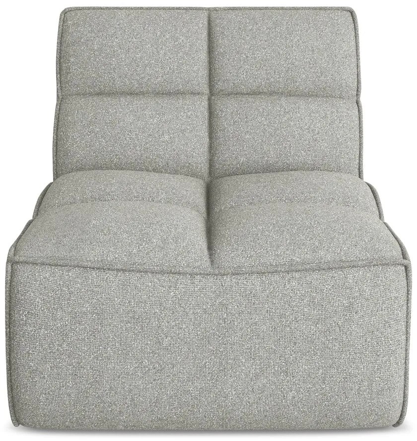 Svetlosivý modul pohovky Kalai – Makamii