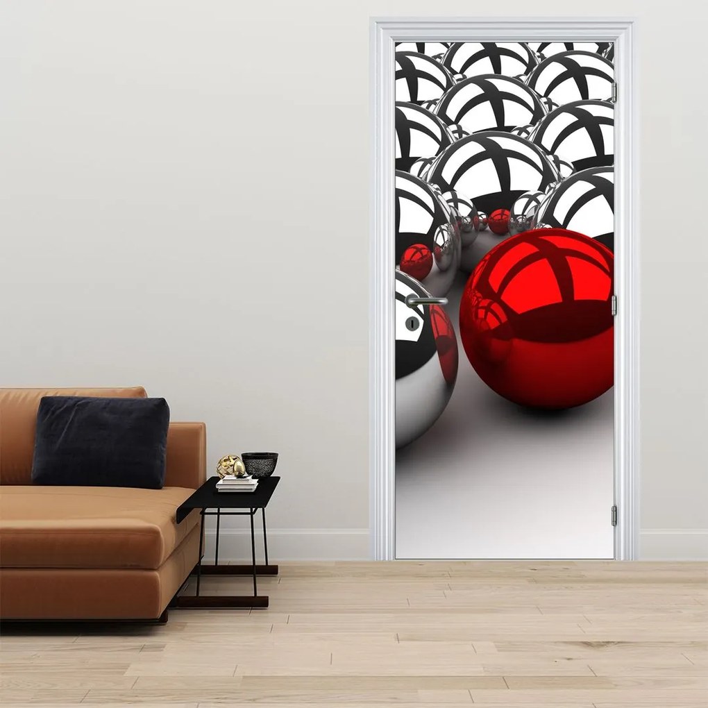 Fototapeta na dvere - Lesklé gule (95x205cm)