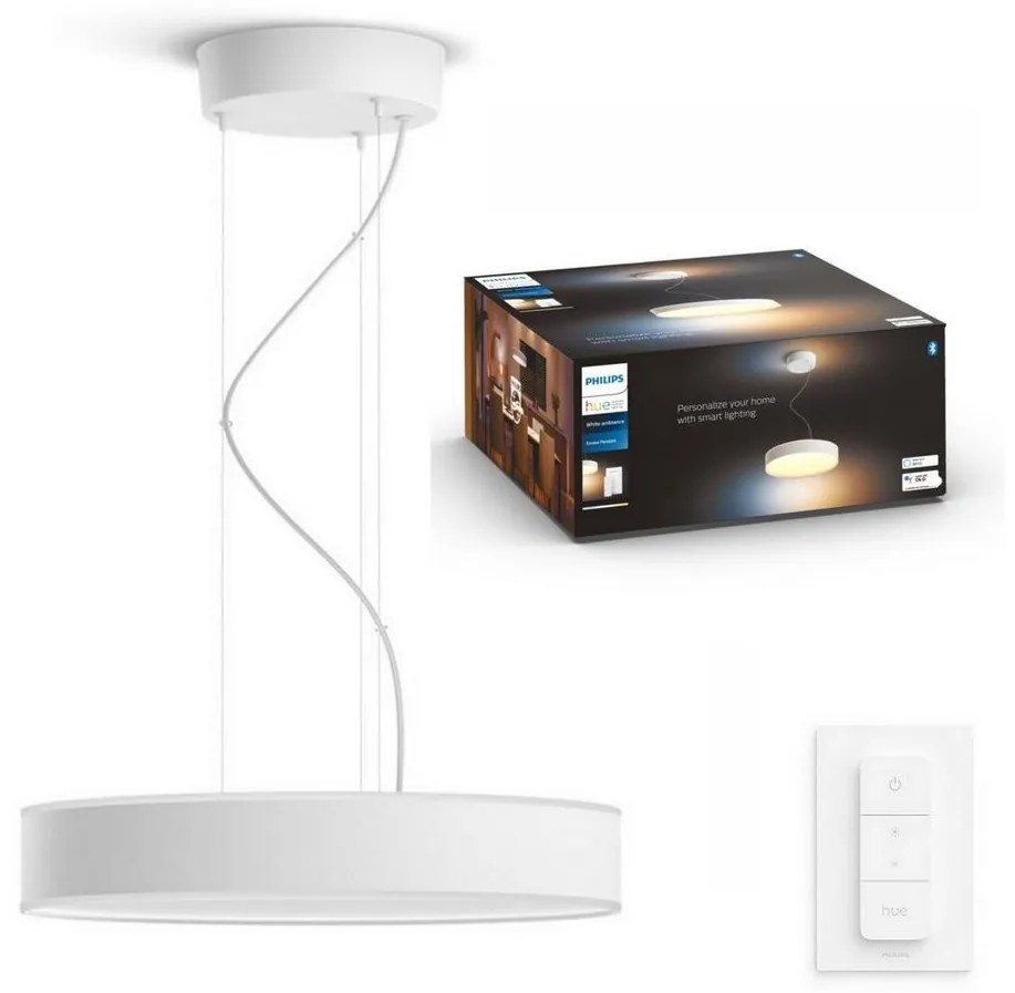 Philips Philips - LED Stmievateľný luster na lanku Hue ENRAVE LED/33,5W/230V biela + DO P4668