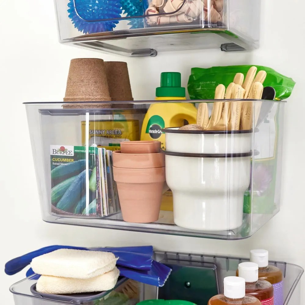 Nástenný úložný box z recyklovaného plastu iD Wallspace - iDesign