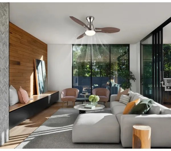 Globo 03671N - LED Stm. stropný ventilátor GALE LED/22W/230V 3000/4500/6000K +DO