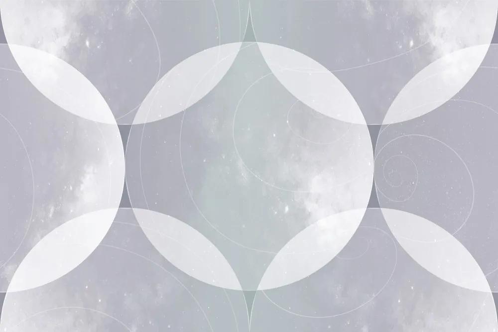 Samolepiaca tapeta abstraktné zobrazenie mesiaca