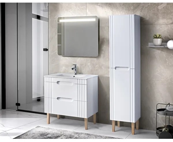 COMAD UM-CFP LAVA 50D - Zapustené keramické umývadlo LAVA 51x46 cm, lesklá biela