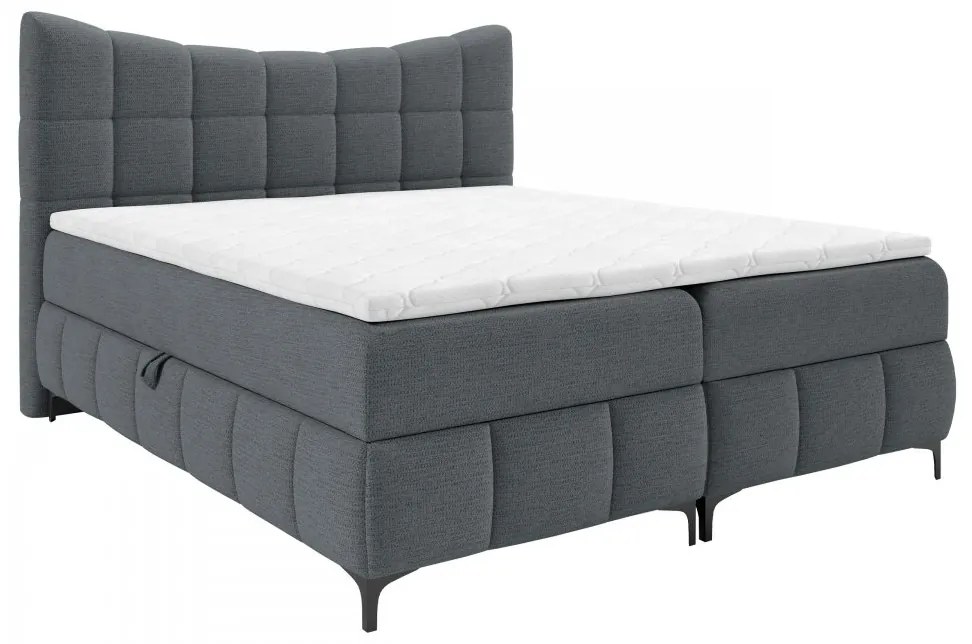 Manželská kontinentálna posteľ Zelfa, Rozmer postele: 120x200, Dostupné poťahy: Freya 210.30