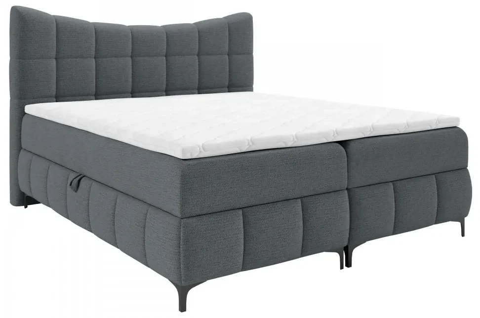 Manželská kontinentálna posteľ Zelfa, Rozmer postele: 120x200, Dostupné poťahy: Freya 210.30