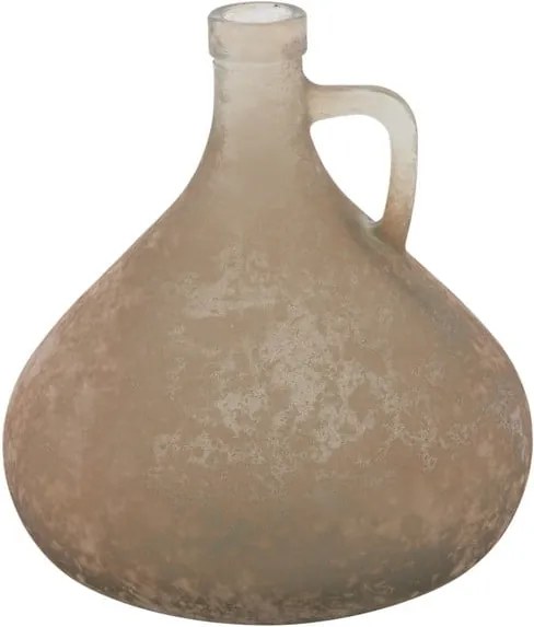 Béžová váza z recyklovaného skla Mauro Ferretti Roma, ⌀ 17 cm