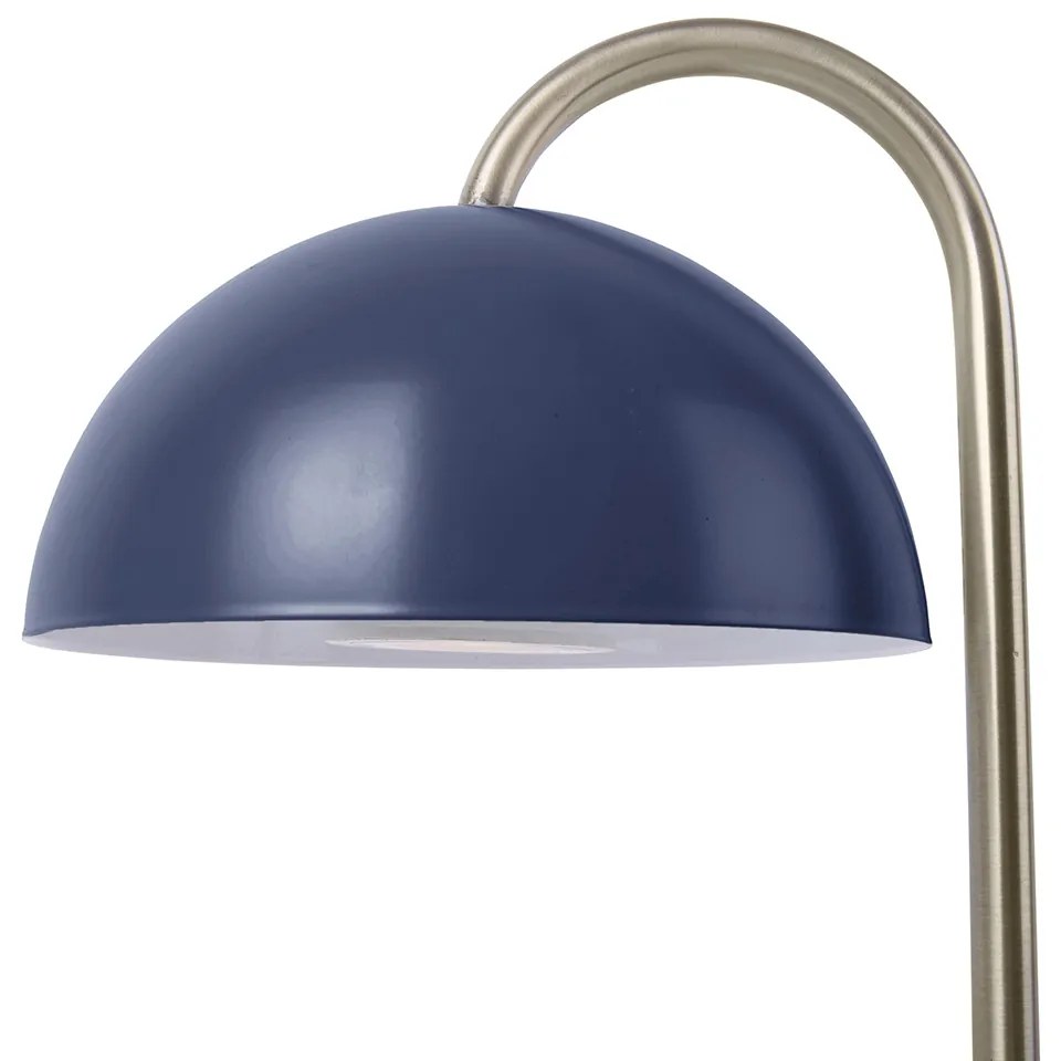 Sada 2 ks: Modrá stolná lampa Dome 20 × 14 × 36.5 cm