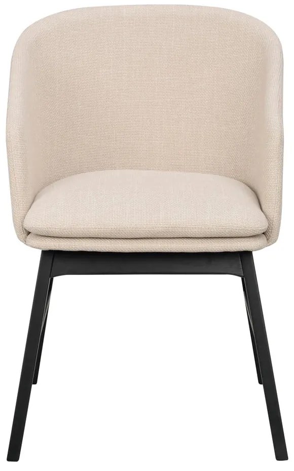 Béžové čalúnené jedálenské kreslá v súprave 2 ks Windham – Rowico