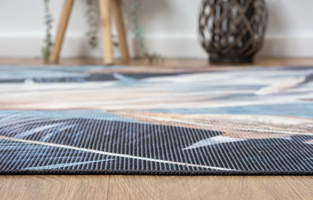 My Flair, Kusový koberec Isak CA30020 blau – na von aj na doma, 160x230, viacfarebná, chodba / predsieň