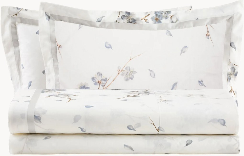 Posteľná bielizeň z bavlneného perkálu Peach Blossoms, 4 ks