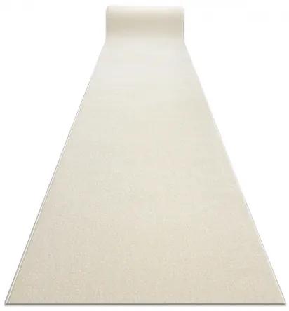 Jednotny behúň KARMEL Svadba - prostý, jednofarebný biely Veľkosť: 120 cm
