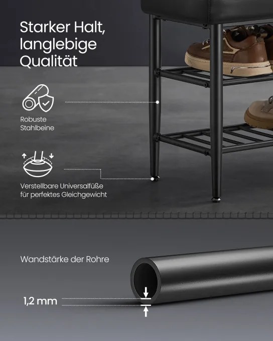 Polica na topánky so sedadlom LSB113B01