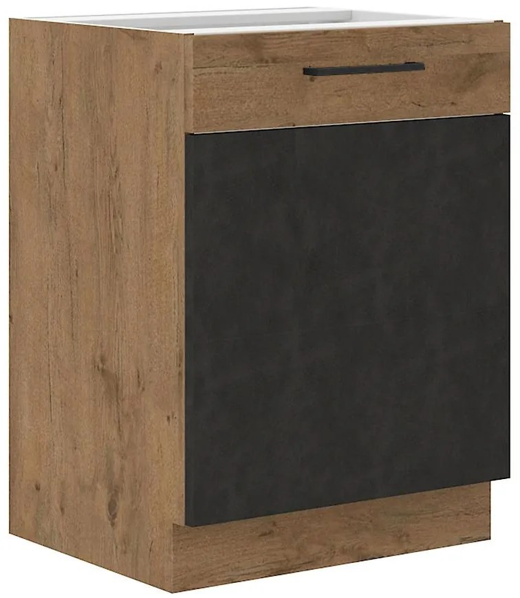 Skrinka do kuchyne VIGO grafit mat 60D 1F BB