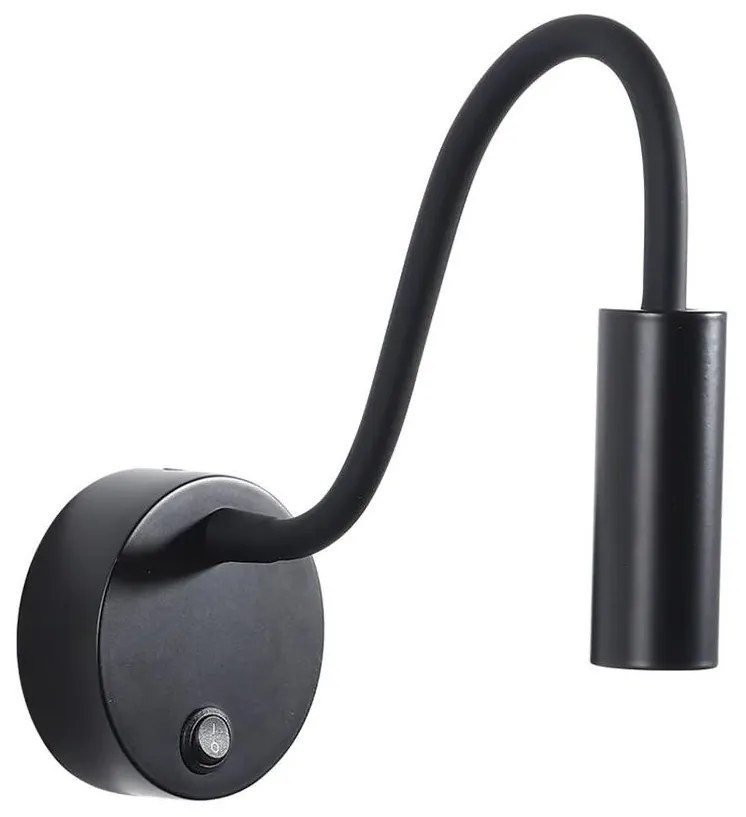 Zambelis 22049 - LED Flexibilná lampička LED/3W/230V CRI90 čierna