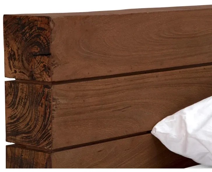 furniture-nabytek.cz - Masívny drvič postelí z mangového dreva, lakovaný, hnedý