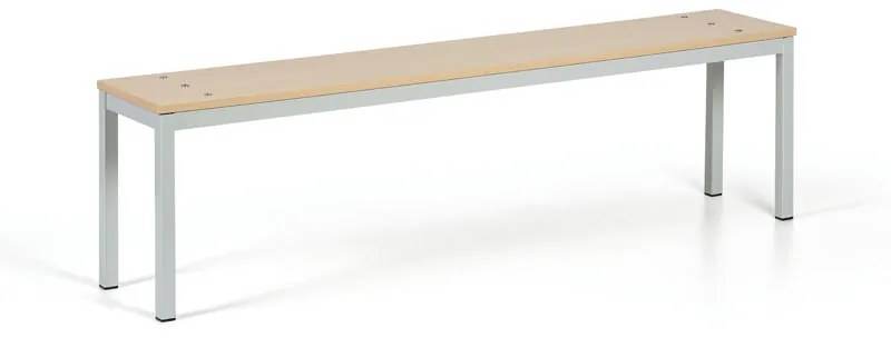 Šatníková lavica, sedák - lamino, dĺžka 1500 mm, breza